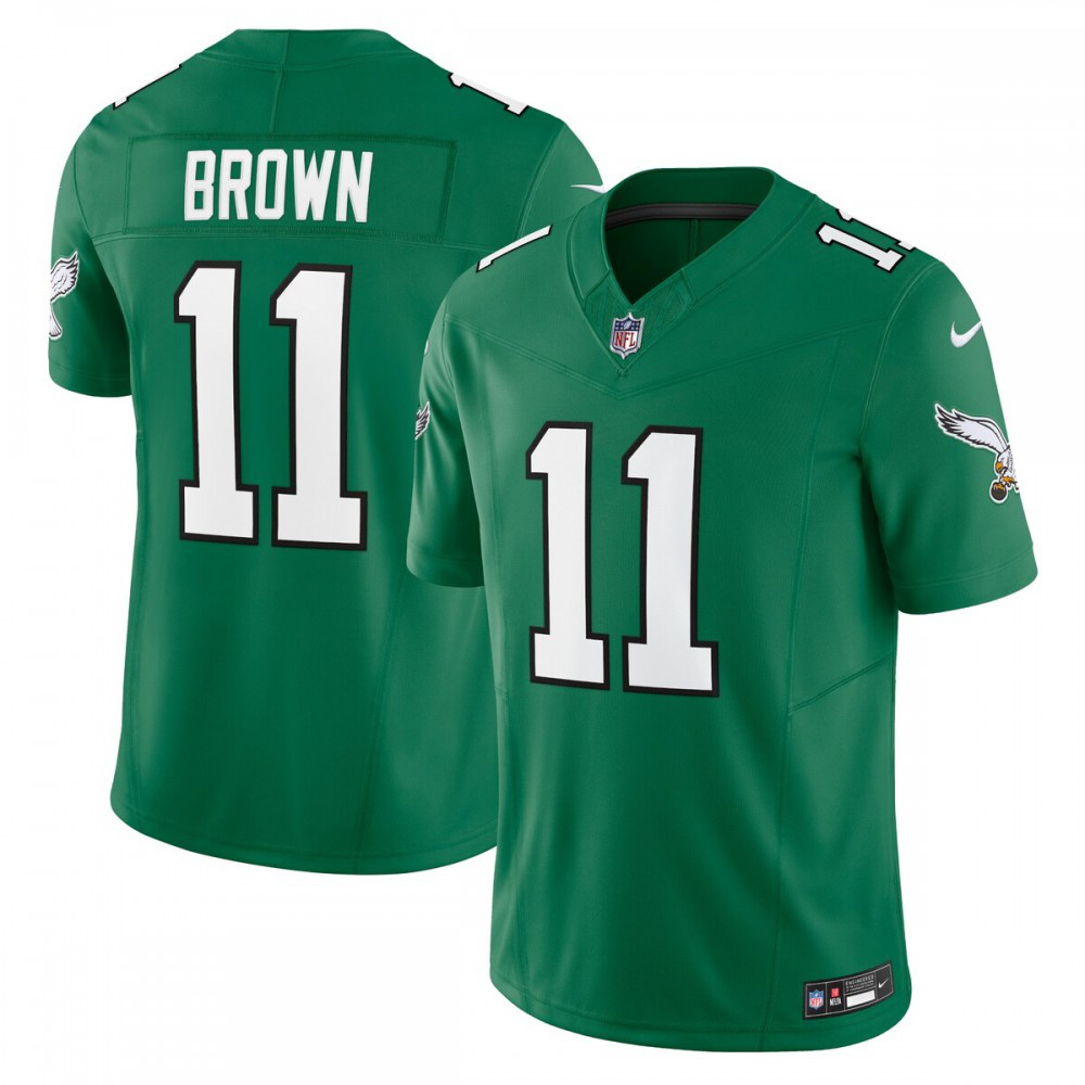 A.J. Brown Philadelphia Eagles Nike Vapor F.U.S.E. Limited Jersey - Kelly Green-GridironStore